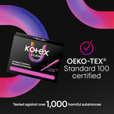 Kotex uso en vida urbana mujer activa protección confiable fuera de casa
