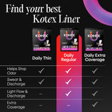Kotex dentro de un bolso, protección diaria lista para llevar