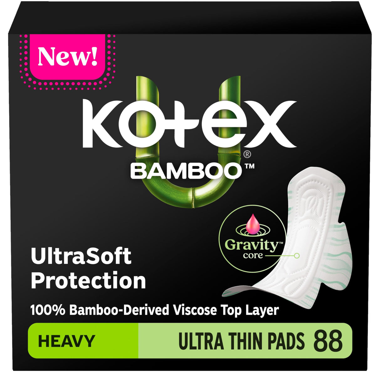 Kotex imagen frontal del pack mostrando cantidad y beneficio de protección