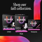 Kotex toalla colocada en cama mostrando protección nocturna confiable