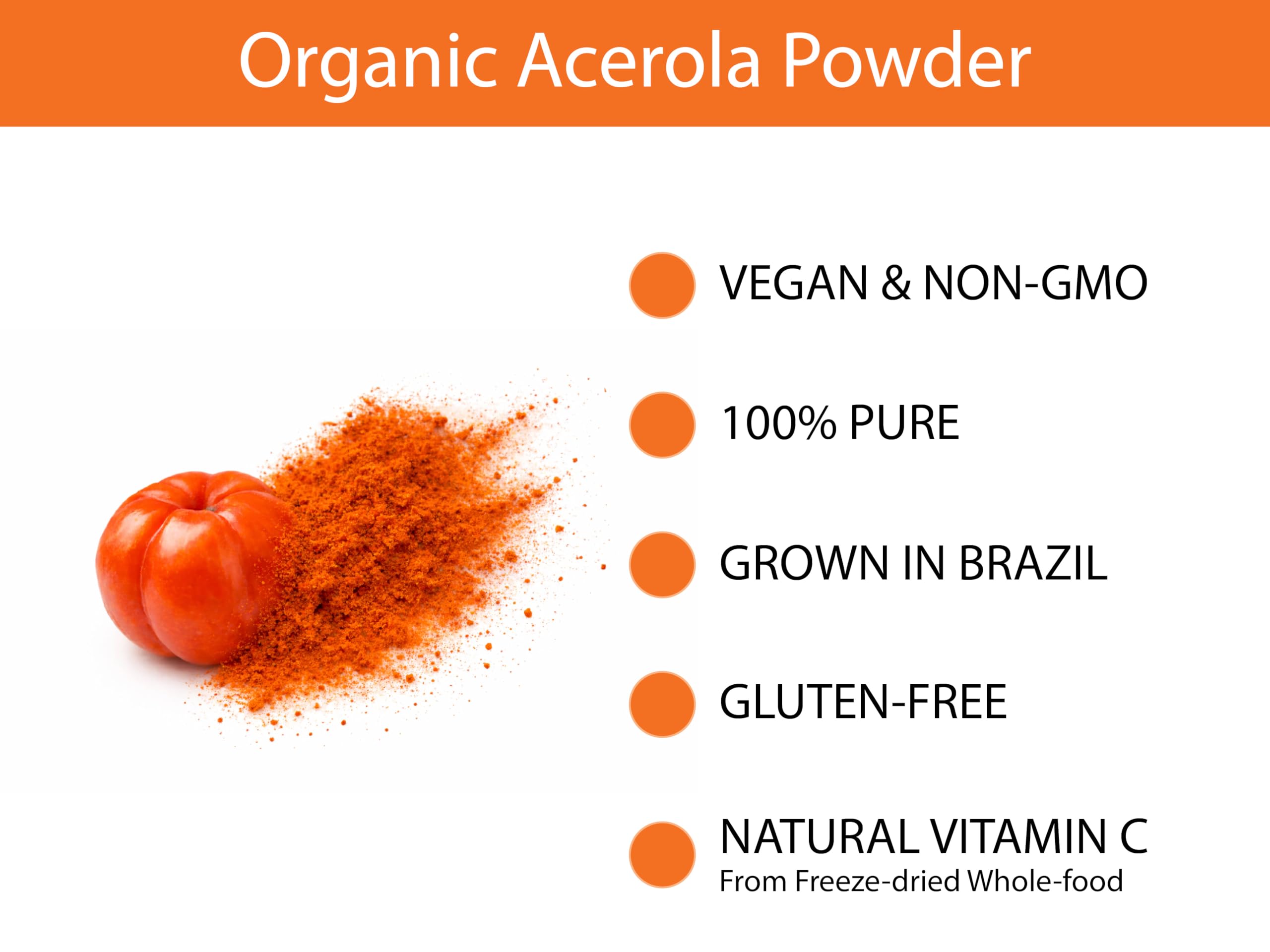 KOYAH cucharada con polvo mostrando la ración de 500 mg vitamina C