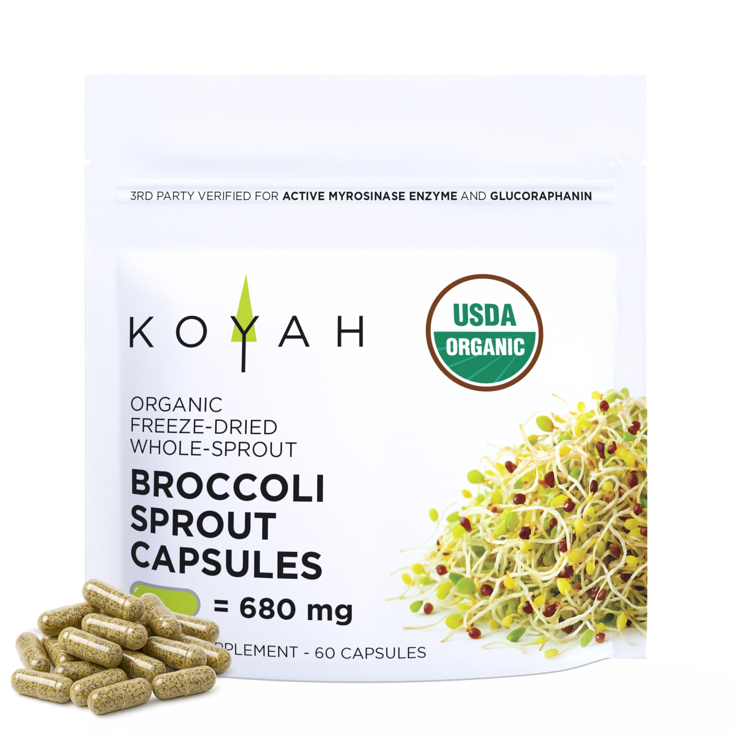 KOYAH frente del empaque mostrando diseño y pureza del producto