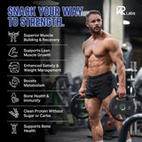 KR Labs etiqueta nutricional enfocada en proteína y cero carbohidratos