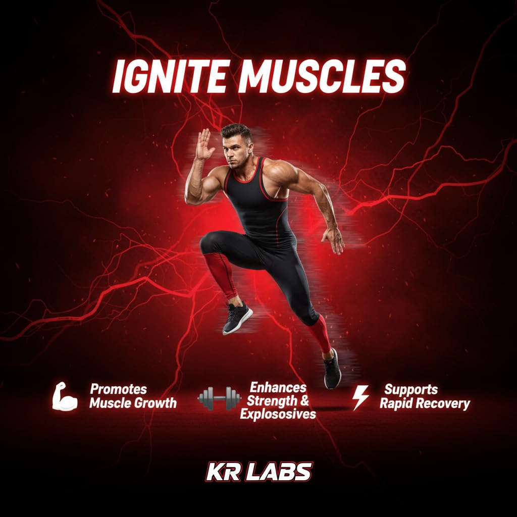 KR Labs gomitas junto a equipo de gimnasio, suplemento conveniente