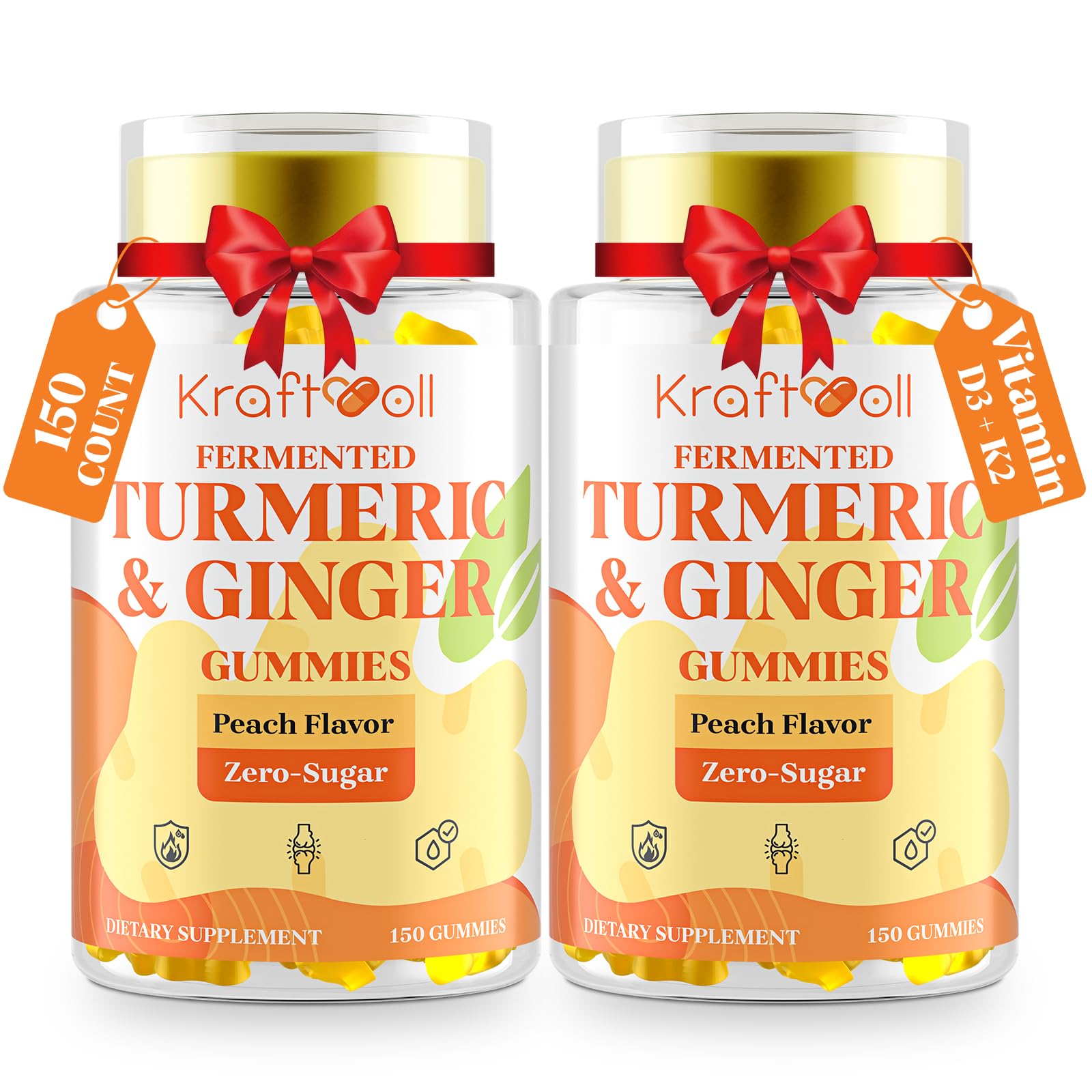 Kraftvoll envase frontal de gomitas veganas mostrando etiqueta y beneficios