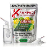 Krampade envase frontal limón lima mostrando el producto y beneficios
