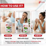 Krampade sobre mesa de cocina estilo de vida sin azúcar y keto