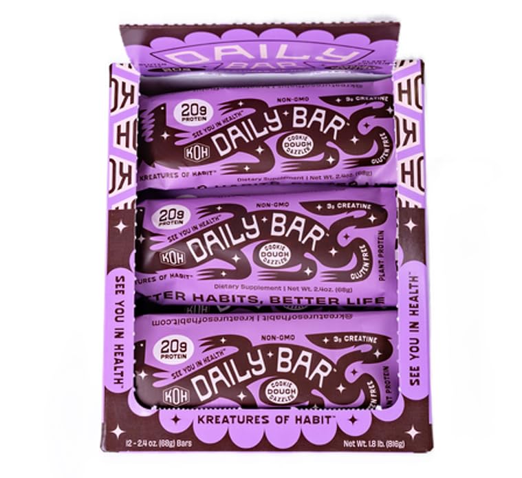 Kreatures of Habit detalle de protein puffs crujientes, aporta textura nutritiva