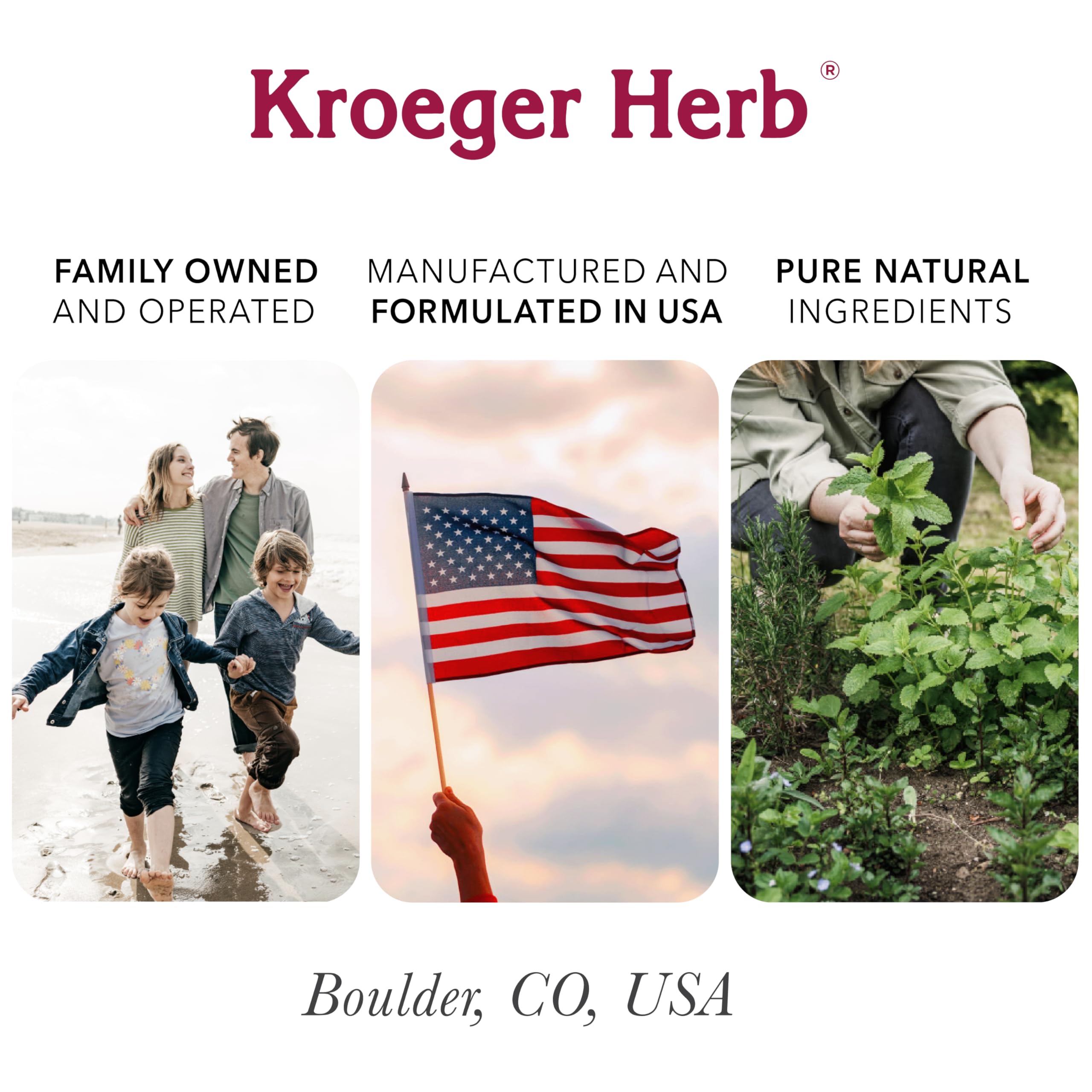 Kroeger Herb Circu Flow persona tomando cápsula como apoyo diario