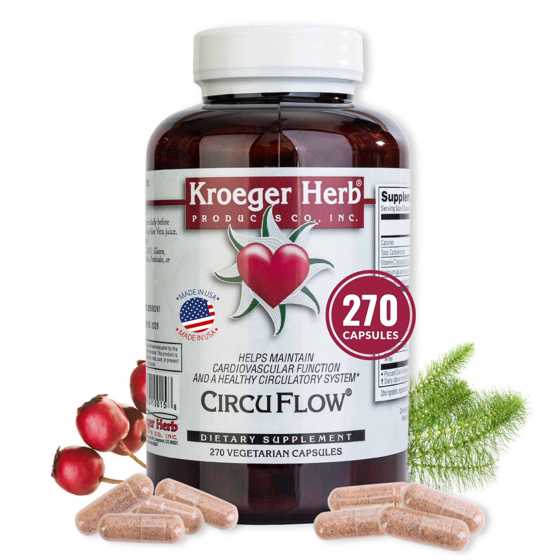 Kroeger Herb Circu Flow frente del envase mostrando confianza y pureza