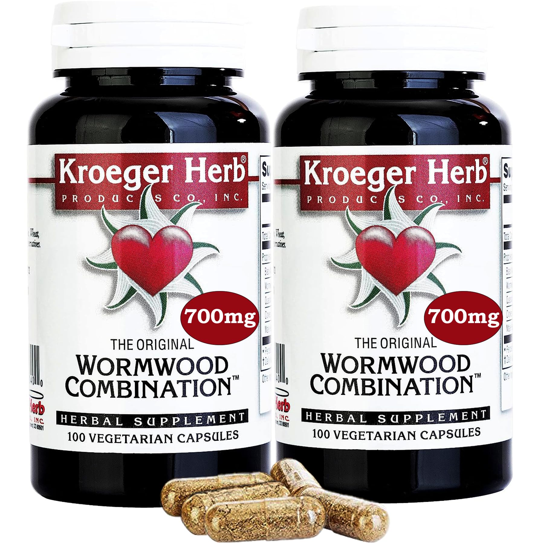 Kroeger Herb vista frontal del envase mostrando fórmula tradicional y beneficios