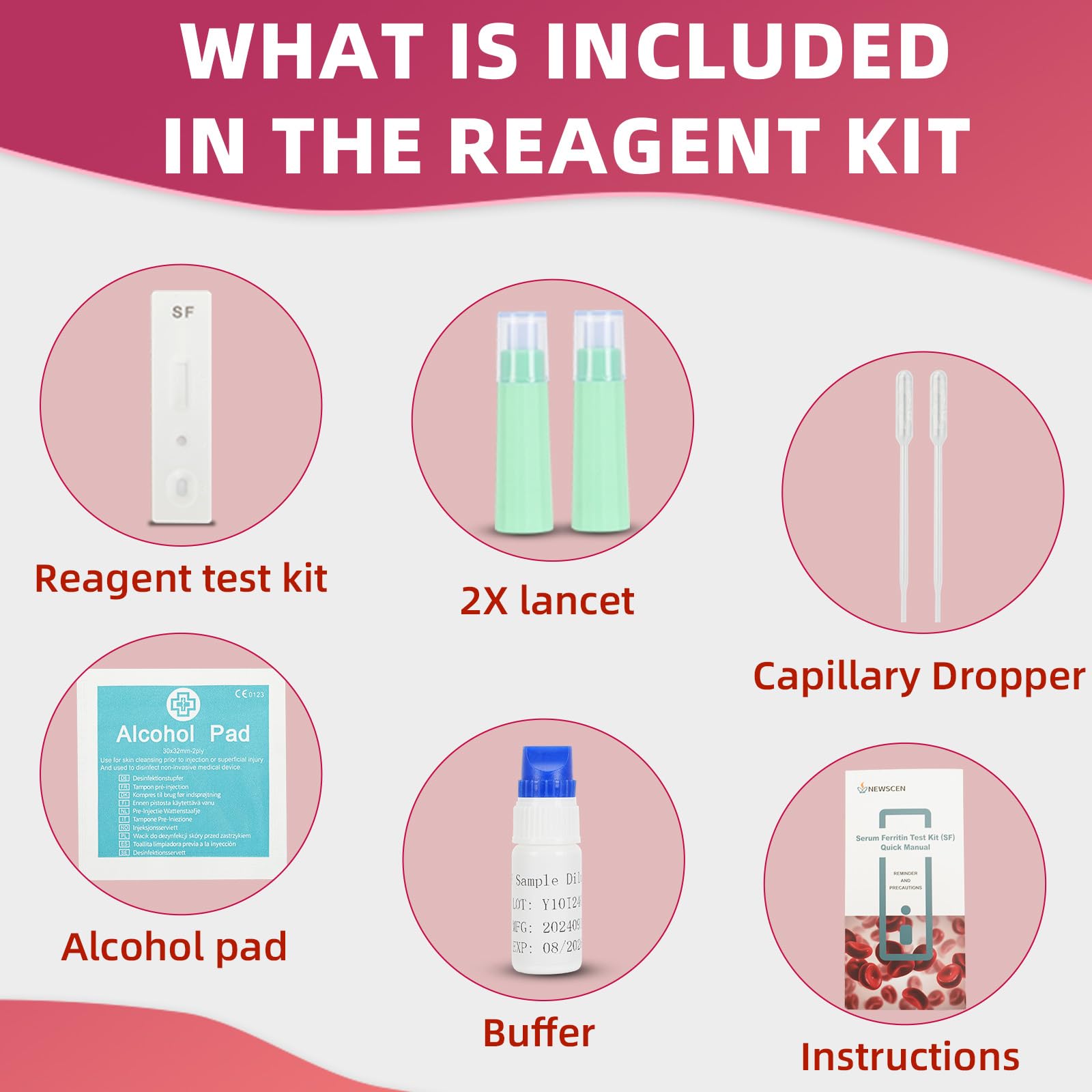 Kueysing contenido del kit con todos los elementos listos para usar