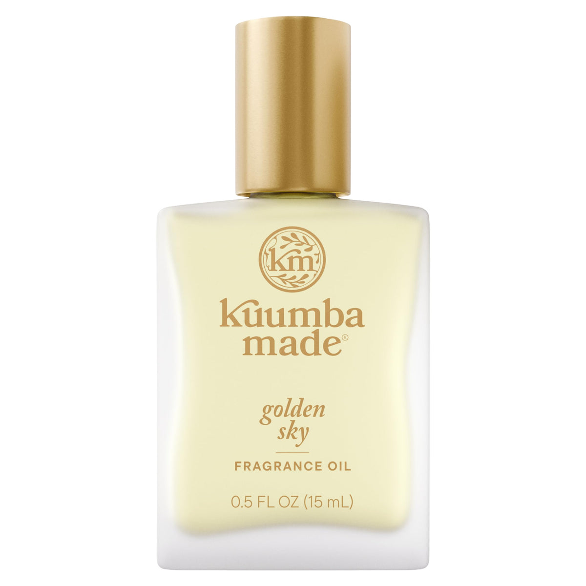 Kuumba Made presentación frontal del roll-on mostrando diseño y tamaño portátil