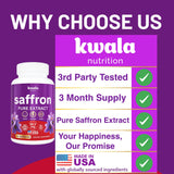 Kwala Nutrition frasco abierto con cápsulas para destacar cantidad y presentación