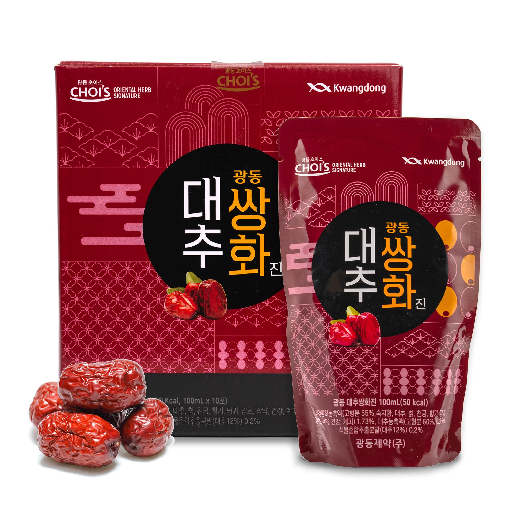 KWANGDONG sobre frente mostrando marca y formato listo para beber