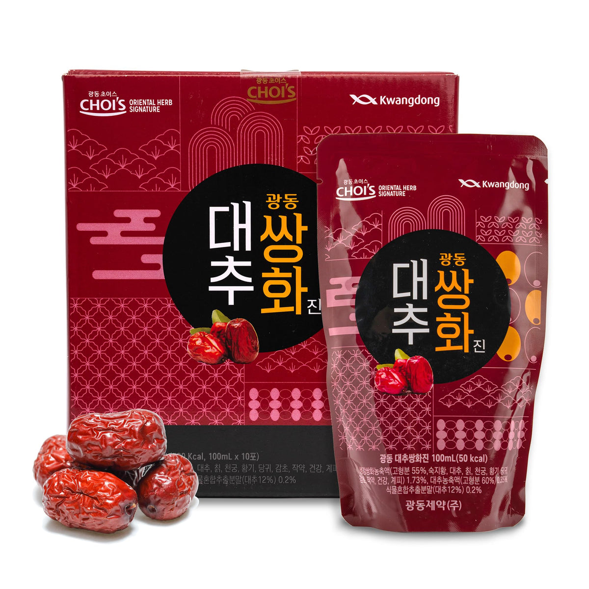 KWANGDONG sobre frente mostrando marca y formato listo para beber