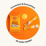 KWANGDONG etiqueta con tabla nutricional que resalta dosis de vitamina C y B