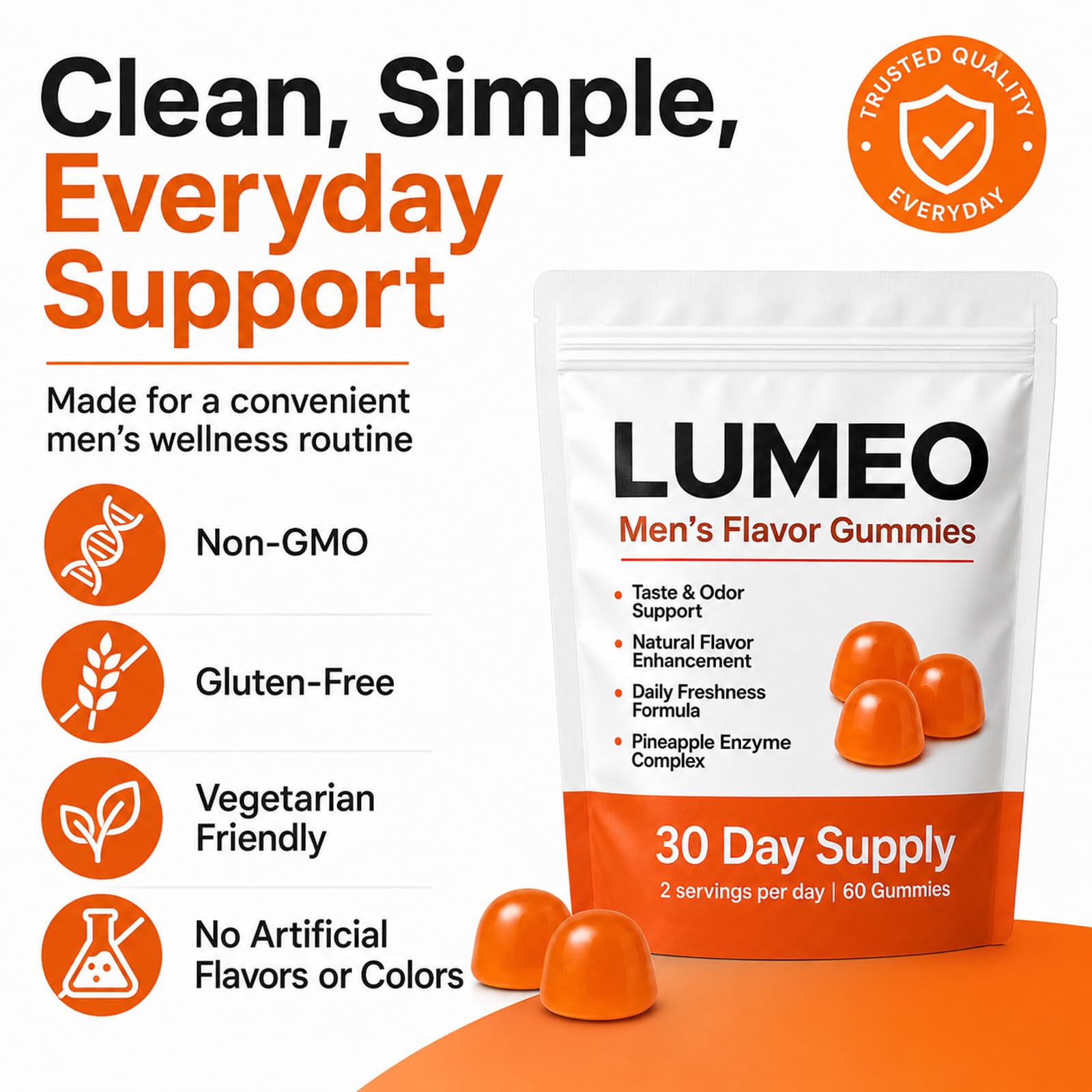 KWEZTY Lumeo etiqueta nutricional legible, transparencia en ingredientes y dosis