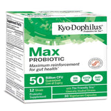 Kyo-Dophilus frasco frontal mostrando etiqueta clara y beneficio probiótico