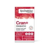Kyolic etiqueta con ingredientes listados destaca Cran-Max y cepas probióticas