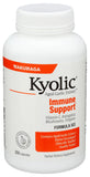 Kyolic etiqueta con información nutricional y control de calidad