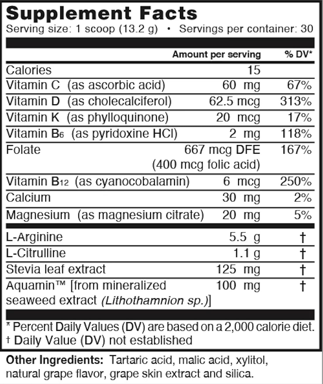 L-ARGININE PRO textura del polvo cercano, muestra mezcla fina y disolución rápida