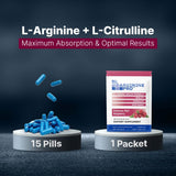 Sobres L-ARGININE PRO sobre mesa en viaje, comodidad y formato práctico