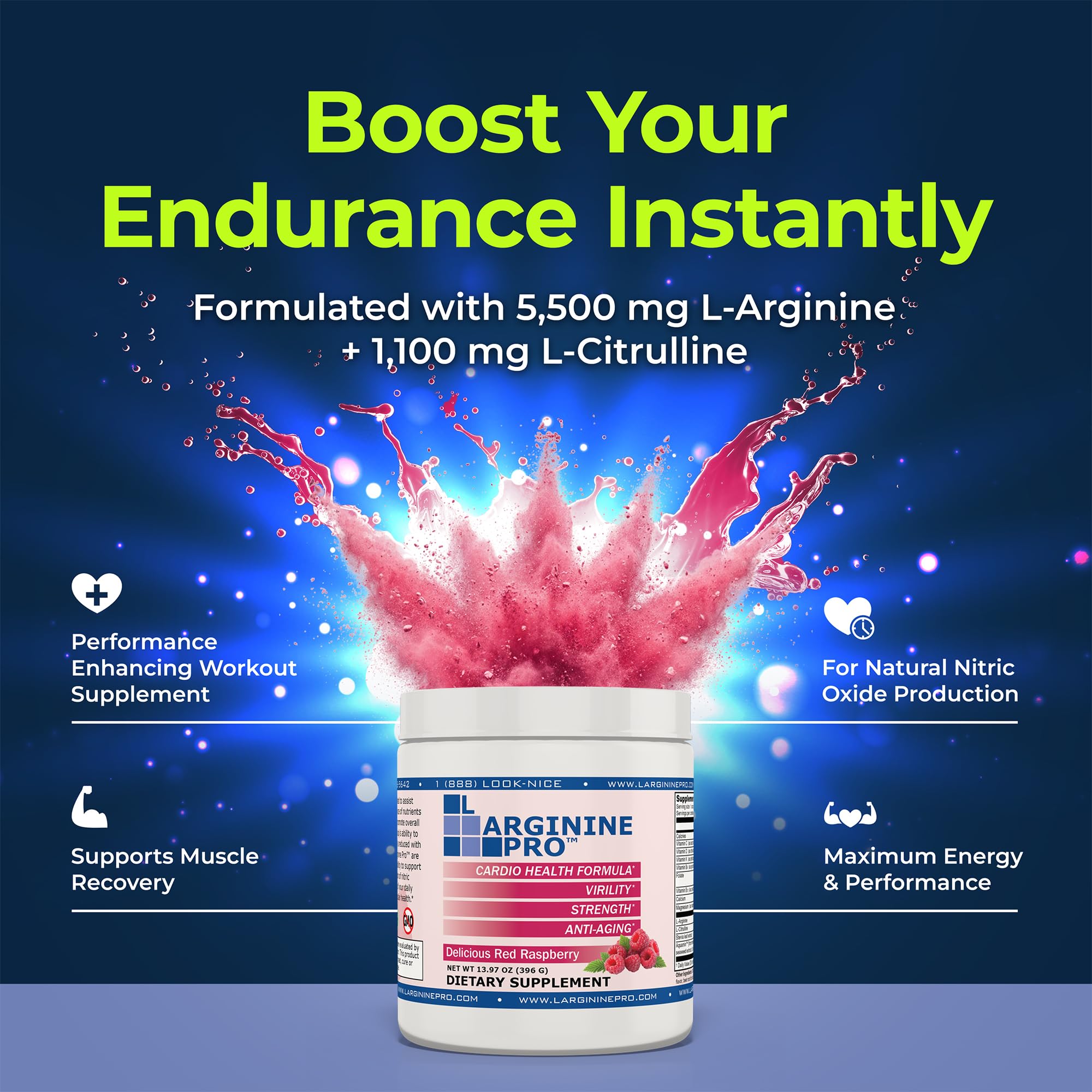 L-ARGININE PRO ingredientes Aquamin y minerales marinos con beneficios óseos