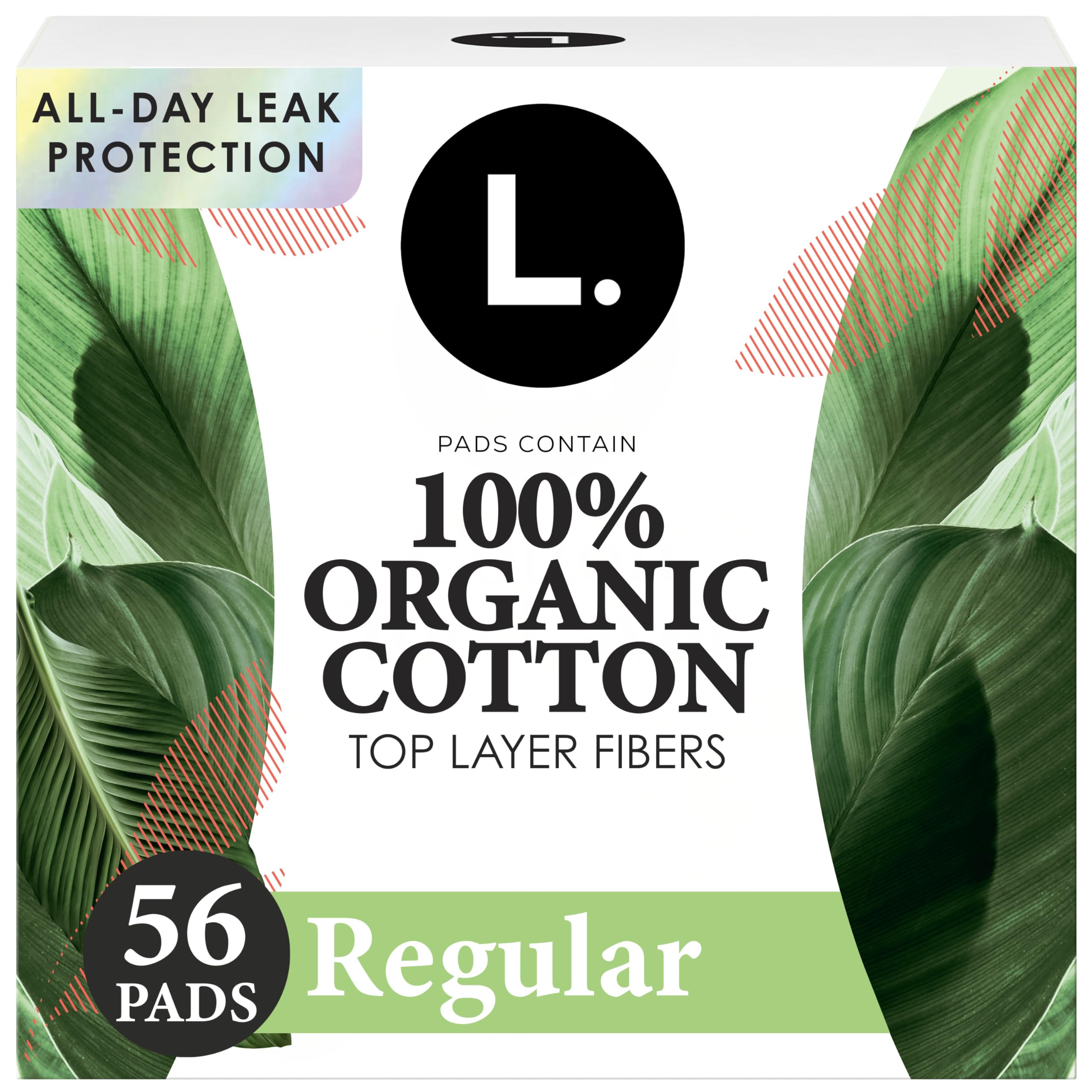 L. paquete frontal de compresas ultra delgadas para protección discreta
