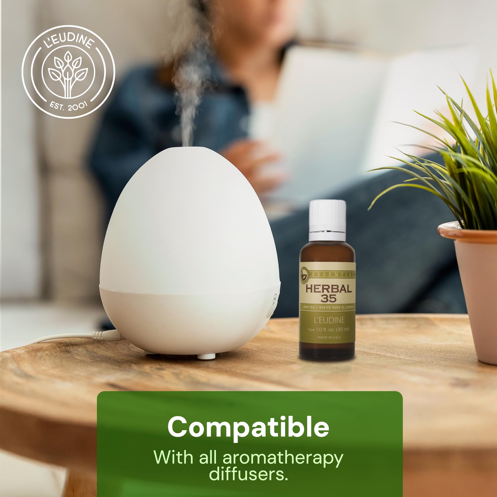 L’eudine aroma difundido en sala para crear ambiente relajante