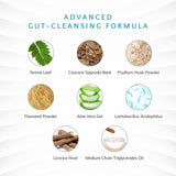 LA Cleanse cápsula en mano para mostrar tamaño y dosificación práctica