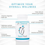 LA Cleanse ingredientes psyllium, sen y cáscara sagrada, apoyo digestivo