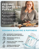 LA Cleanse Water Flush caja abierta con cápsulas visible para referencia de contenido