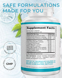 LA Cleanse Water Flush cápsula en mano mostrando tamaño real y dosis práctica
