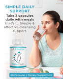 LA Cleanse Water Flush ingredientes diente de león y té verde para apoyo natural