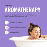 LAB BULKS ESSENTIAL OIL usado en bomba de baño para aroma relajante en baño