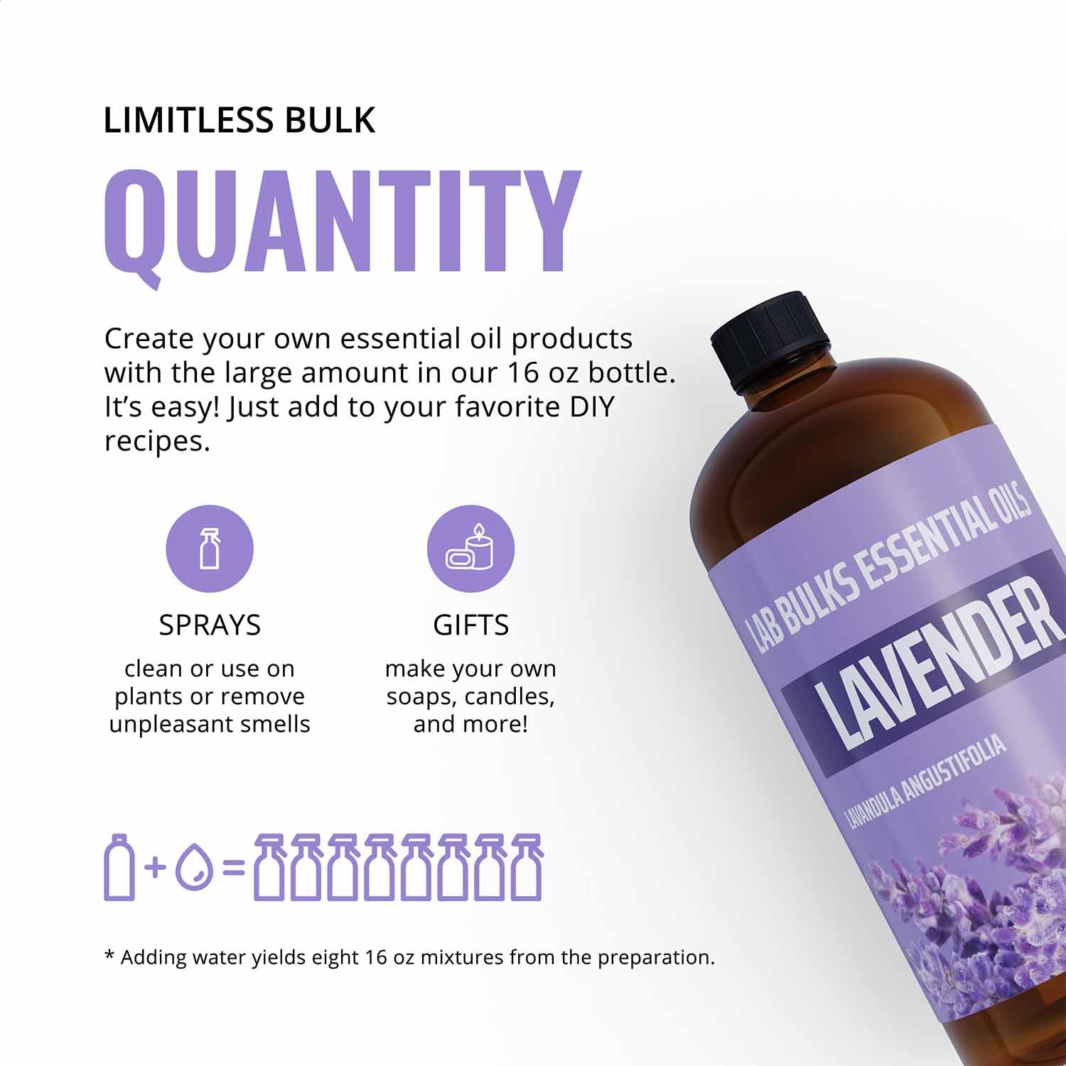 Lab Bulks Essential Oil barras de jabón casero con lavanda para aroma
