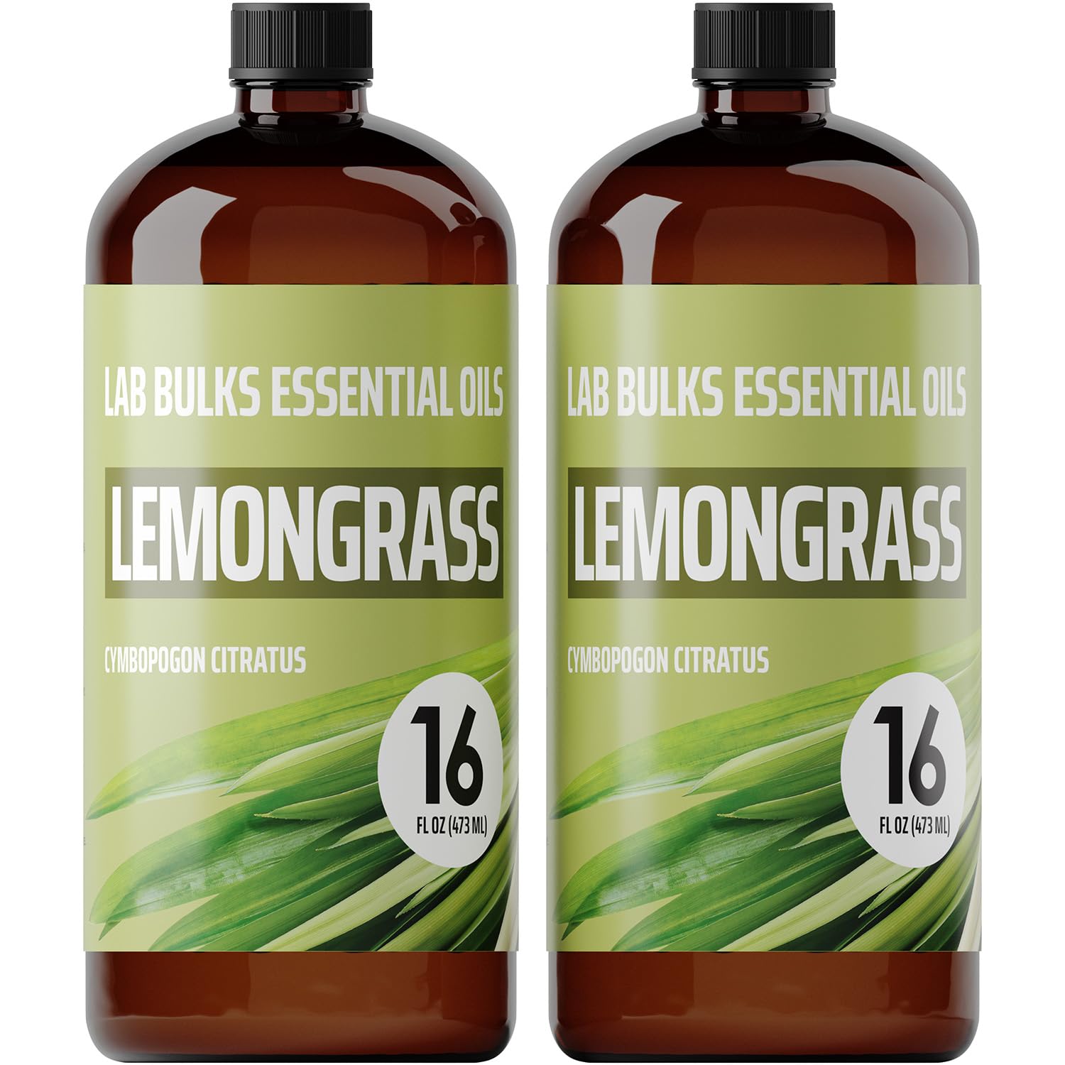 Lab Bulks Essential Oil botella frontal mostrando volumen y marca, ideal para proyectos a granel