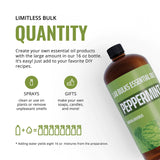 Lab Bulks aceite de menta en difusor, aroma equilibrado y ambiente fresco