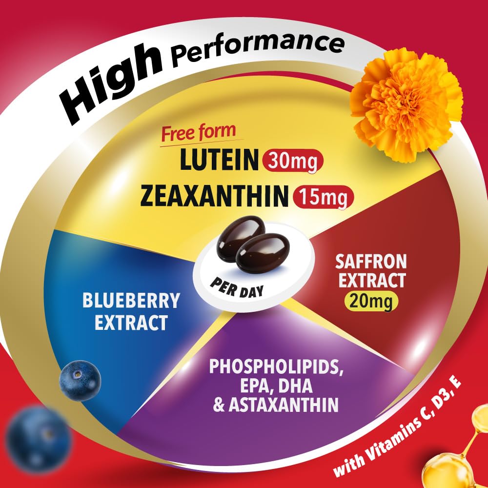 LABO Nutrition ingredientes clave: luteína, zeaxantina y azafrán juntos