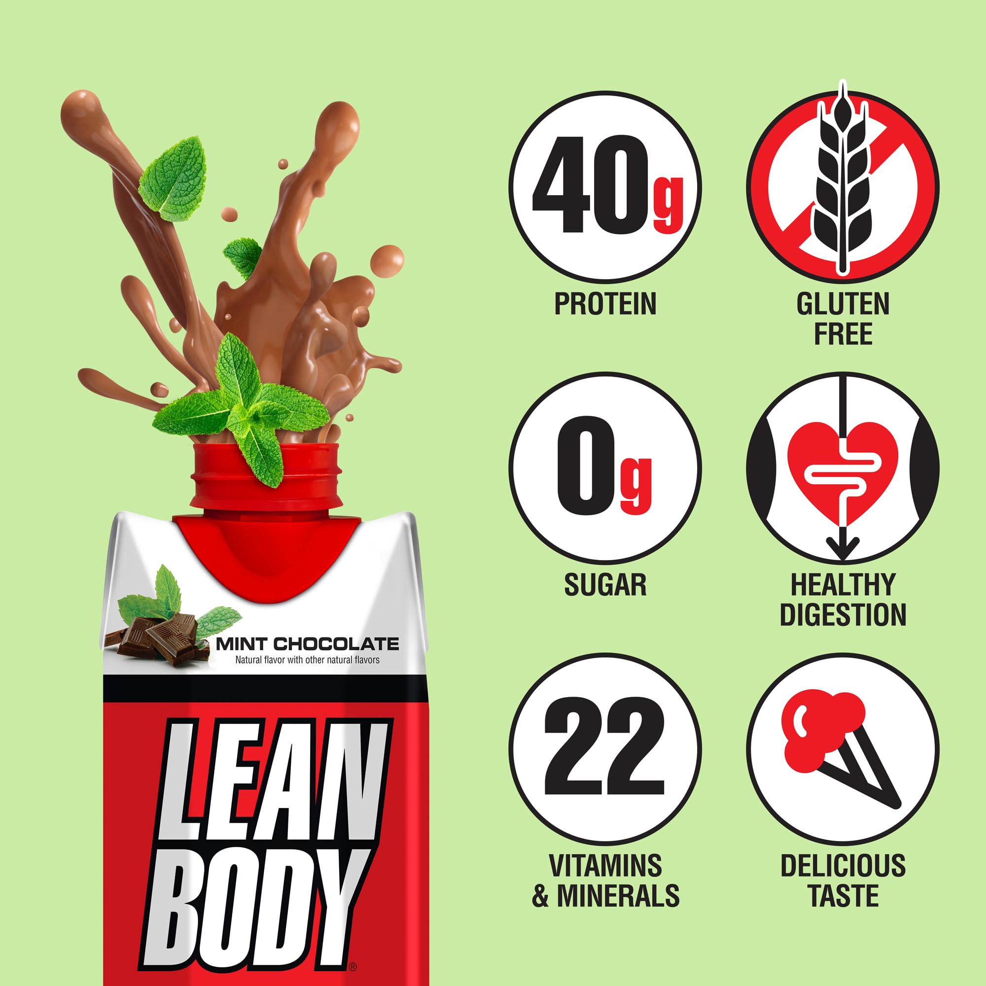 Labrada etiqueta nutricional con 40 g proteína y 22 vitaminas visible