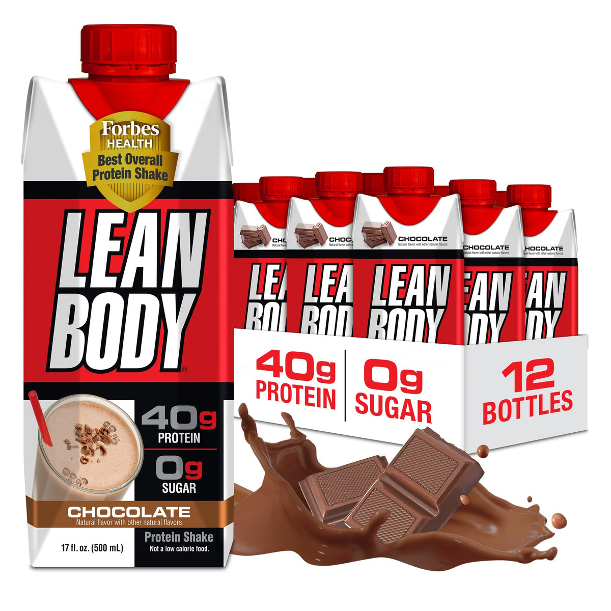 Labrada frente del envase mostrando 40 g proteína y beneficio práctico
