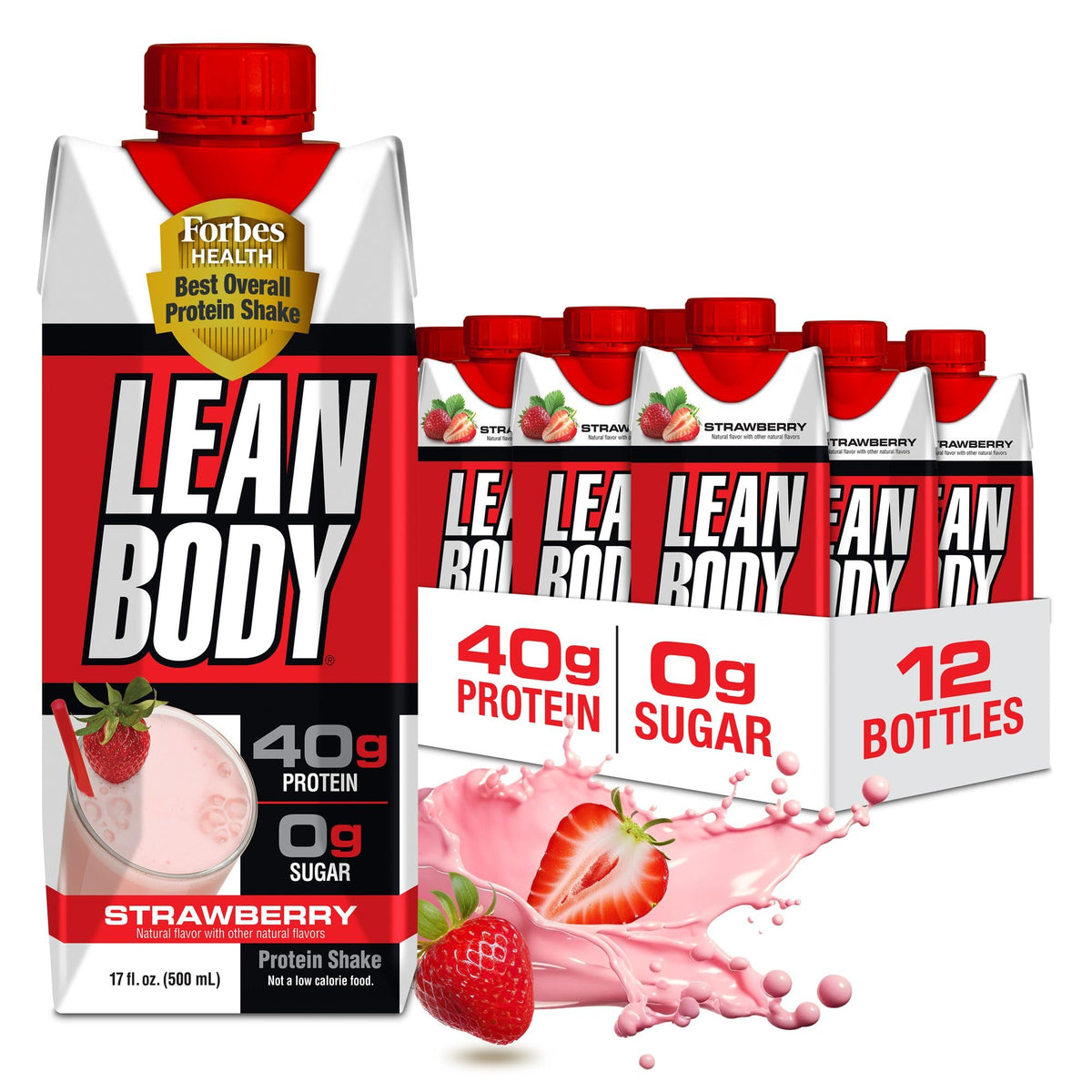 Labrada Lean Body frontal mostrando diseño y cantidad de proteína