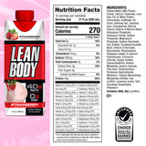 Labrada Lean Body uso en gimnasio como recuperación postentreno