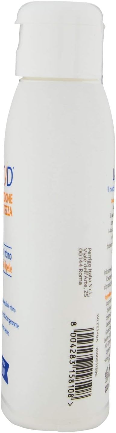 Lactacyd etiqueta con ingredientes destacando L-ácido láctico natural