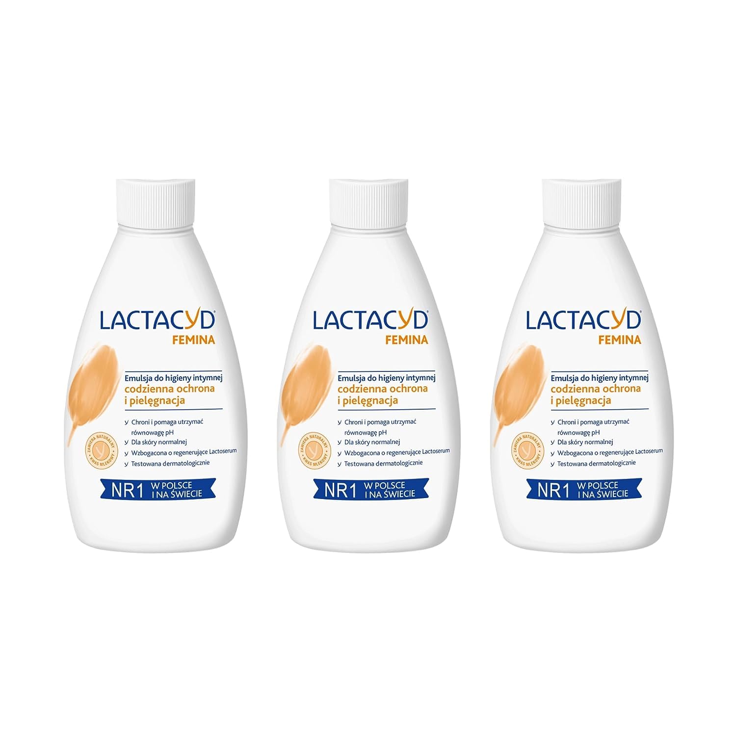 Lactacyd Femina frontal del envase 200 ml mostrando diseño y claridad