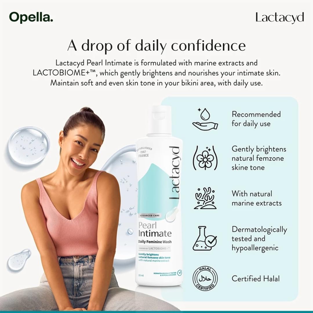 Lactacyd White etiqueta de ingredientes que destaca formulación suave