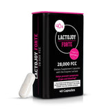 LactoJoy envase frontal elegante y compacto listo para llevar, ofrece comodidad