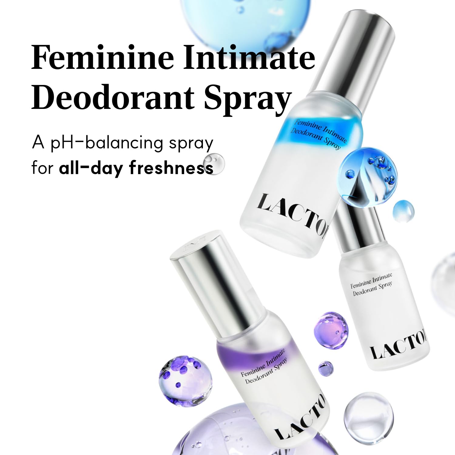 LACTOMEDI contenido del kit dispuesto mostrando gel, espuma, spray y toallitas