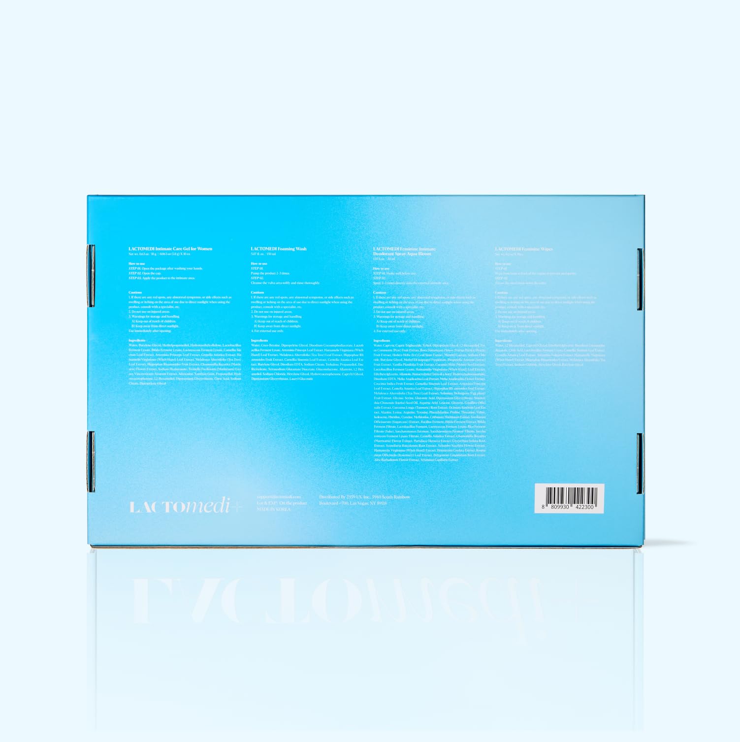 LACTOMEDI etiquetas de ingredientes en close-up para transparencia y confianza